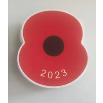 2023 Premier League POPPY Arm Badge Thermal Transfer Flocking Badge