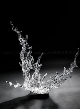 透明雕塑装置摆件陈设艺术品定制