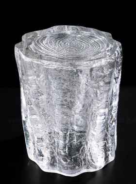 透明树脂创意艺术风仿生换鞋凳