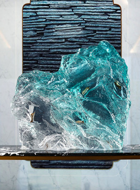 透明景石假山石雕塑摆件艺术品