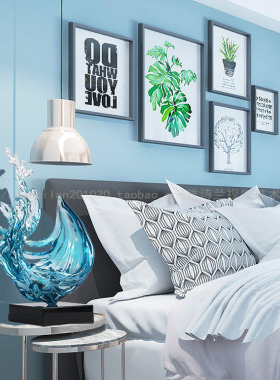 走道端景样板房会所大堂雕塑摆件