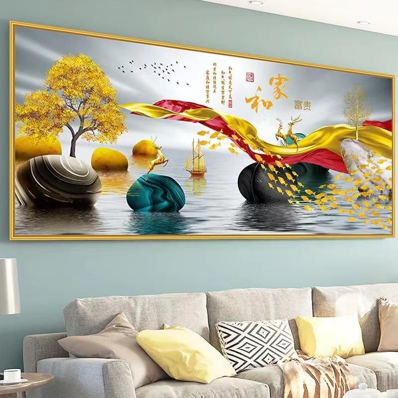 客厅装饰画墙纸沙发背景墙现代简约3D立体墙贴孔雀自粘壁画,淘宝优惠券,粉丝福利购,淘宝优惠卷