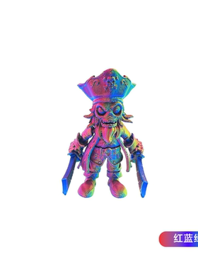 3d打印海盗船长钥匙扣挂件背包装饰儿童玩具