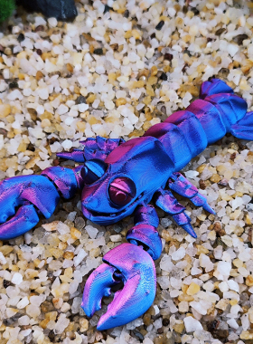 3d打印龙虾鱼缸造景摆件饰品模型创意手办礼物关节可活动儿童玩具