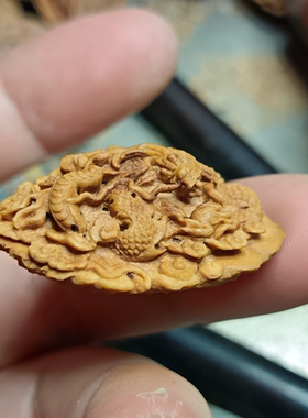纯手工雕刻桃核！一物一图！！！