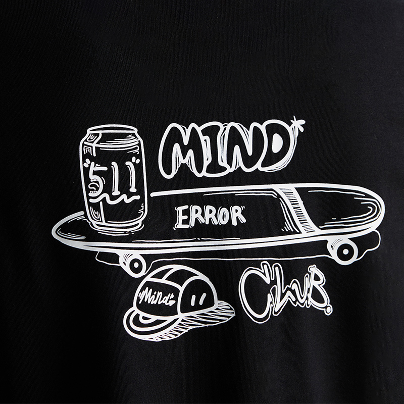 Mind Error ME Skate Tee滑板涂鸦印花纯棉宽松运动男女短袖T恤潮