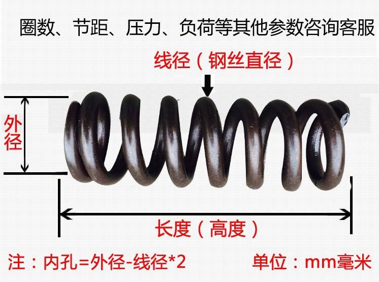 弹簧钢不锈钢压簧压缩压力拉升弹力回位小弹簧异形订做拉簧定做 - 图3