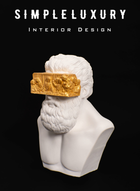 欧洲手工制大力神石膏雕塑摆件