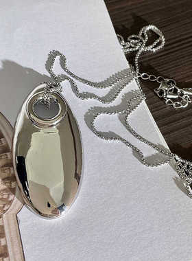 韩国ins风超长毛衣链高级感