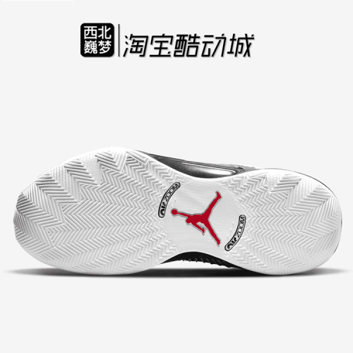 Air Jordan 35 Low男女同款AJ35黑白实战篮球鞋CW2459-101-图2