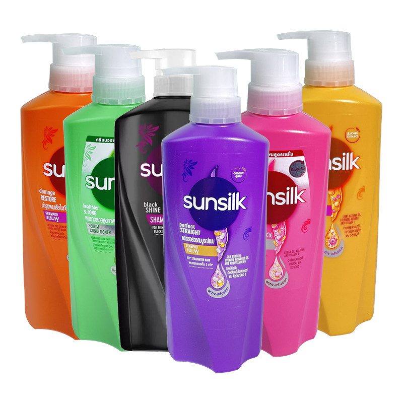 泰国正品sunsilk夏士莲洗发水护发素补水干性油性发质柔顺洗发露-图3