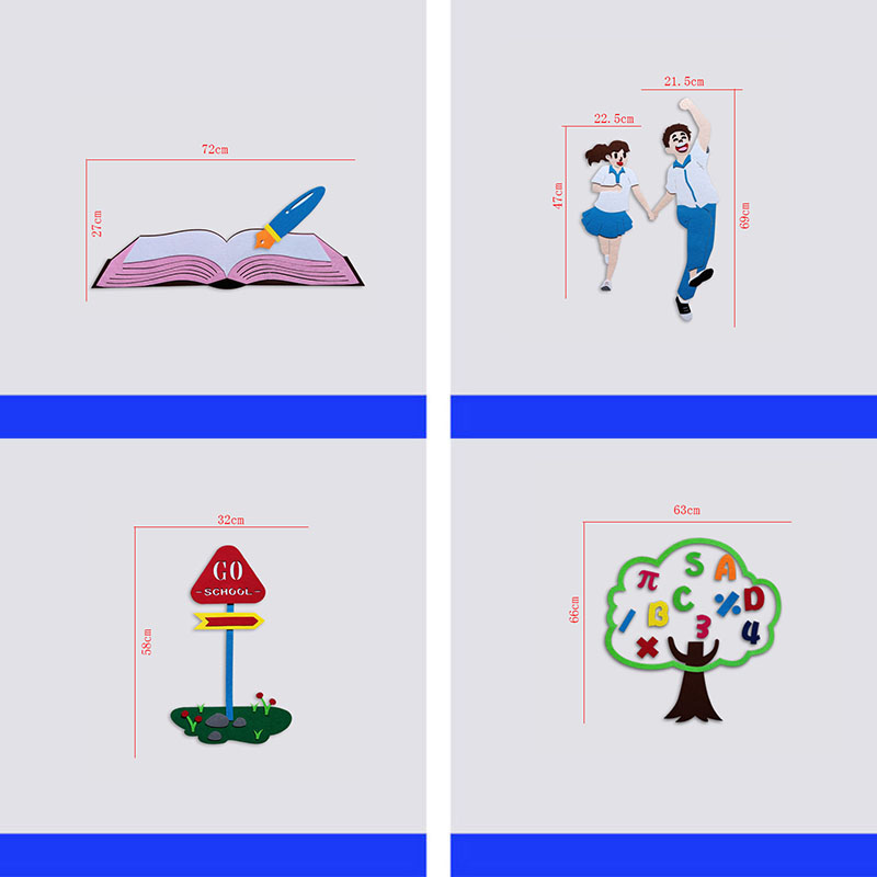 新学期开学主题文字标语黑板报装饰墙贴画中小学班级文化教室布置 - 图2