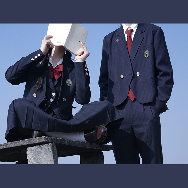 樱花家族原创JK制服套装【塞勒涅学园】jk背心裙西服DK男女情人节