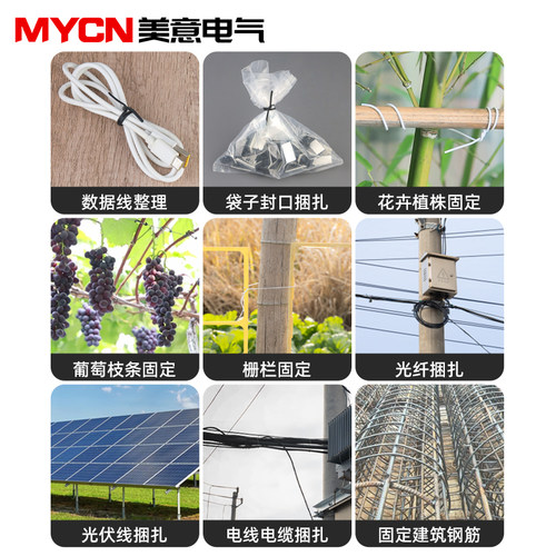 电镀锌铁丝扎线 葡萄扎丝扎带 包塑铁线 PVC铁扎丝 铁芯扎线0.55 - 图0