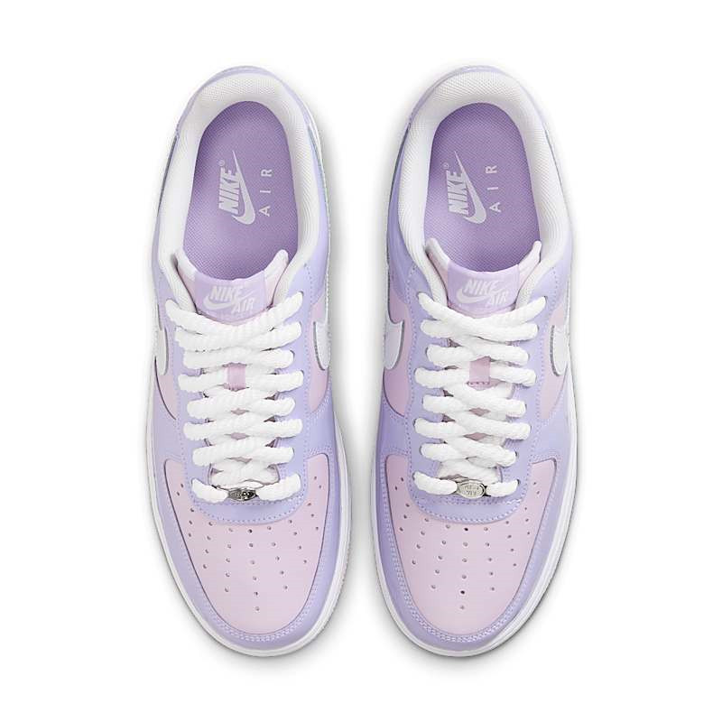 Nike/耐克 Air Force 1 Low AF1白紫低帮休闲运动板鞋HV9405-500,淘宝优惠券,粉丝福利购,淘宝优惠卷