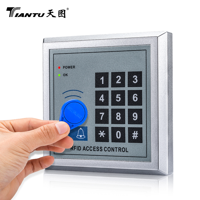 天图id门禁一体机密码盘ic刷卡机电子设备系统控制器面板 - 图0