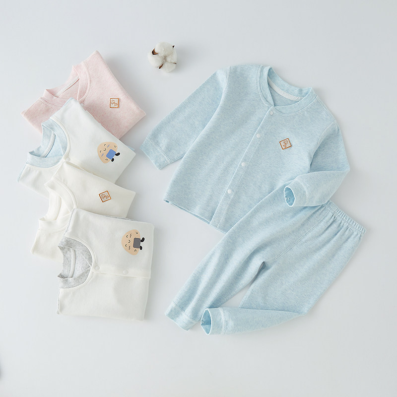 舒绒婴儿内衣套装开衫保暖秋衣秋裤无骨春秋装儿童居家宝宝睡衣棉,淘宝优惠券,粉丝福利购,淘宝优惠卷