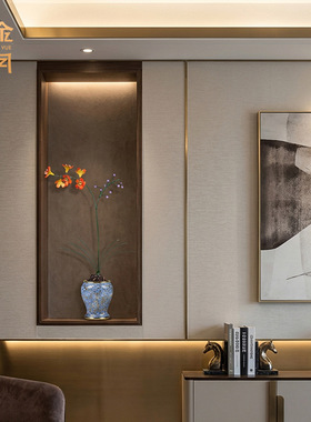 铜艺坊兰之猗猗黄铜兰花摆件客厅玄关电视柜家居装饰兰花铜器摆件