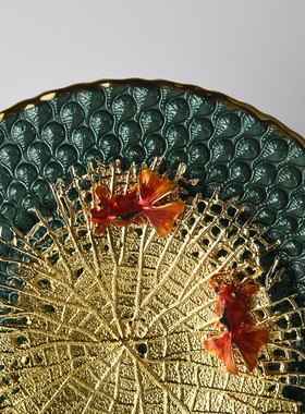 新中式入户玄关招财纳福摆件珐琅彩工艺品家居电视柜装饰节庆礼