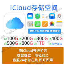 iCloud storage capacity upgrade expansion 100G 200G 300G family sharing