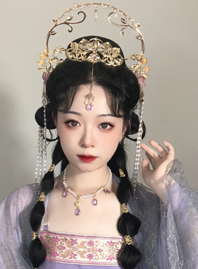 大无汉风团购价圣母冠华丽头饰