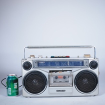 Nostalgia 90s Sanyo Card with tape recorder Recorder Radio Recorder radio recorder with a swing piece