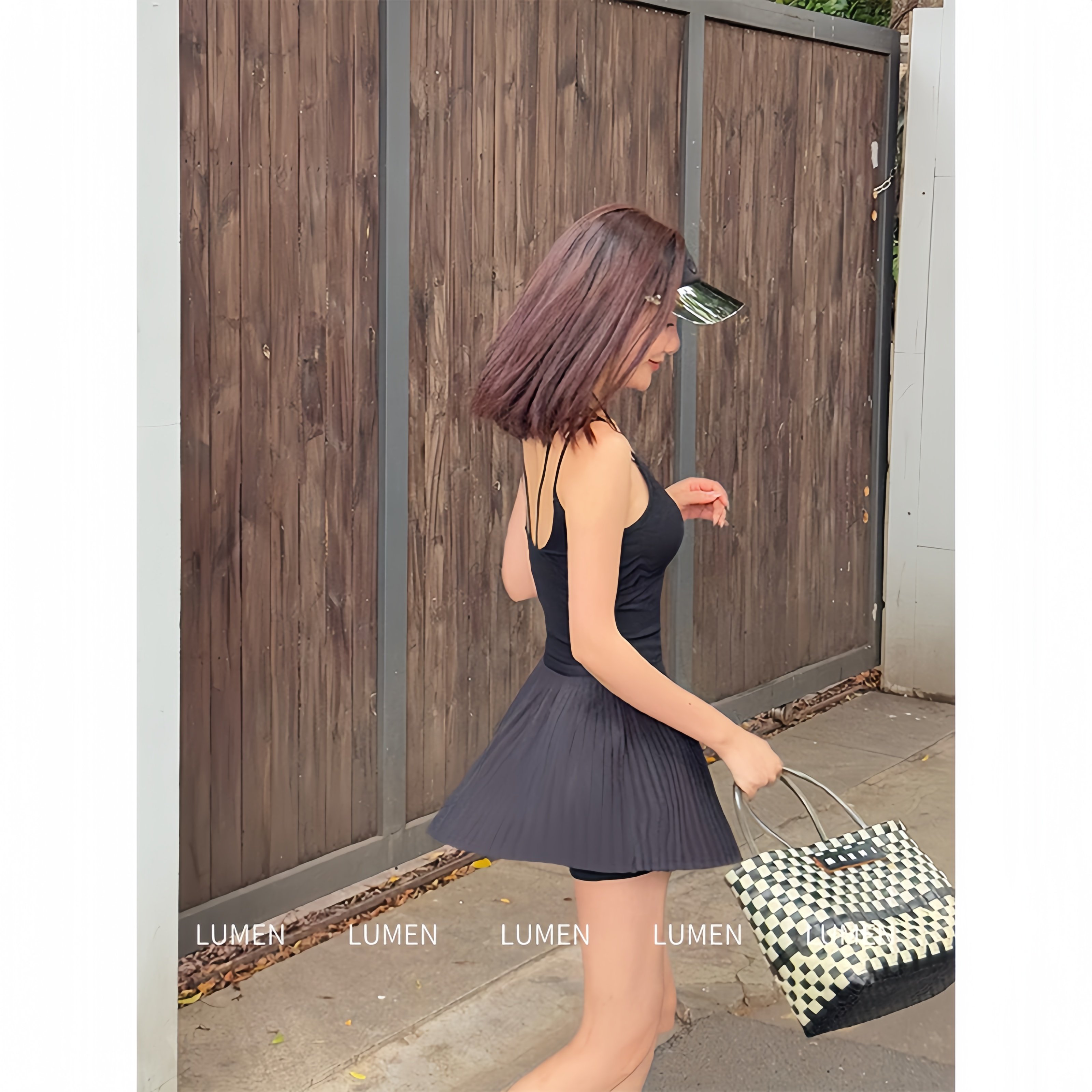 luqi lulu风琴百褶裙瑜伽短裙女运动健身网球裙高尔夫裙防走光,淘宝优惠券,粉丝福利购,淘宝优惠卷