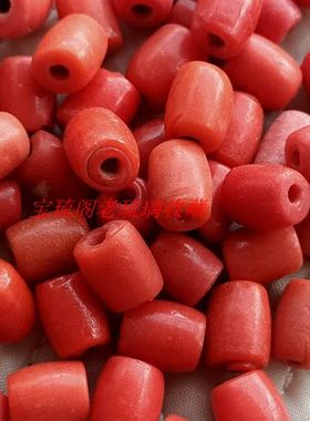 年份早鼓形宝琉阁老琉璃成串打包