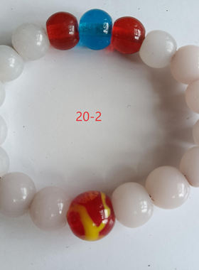 宝琉阁KS20纯手工老琉璃老珠子手串