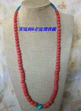 包邮原创风老鼓毛衣链天然项链