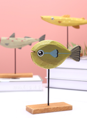 北欧实木热带鱼摆件电视柜工艺