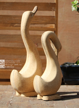 鸭子木胚diy彩绘素材装饰摆件