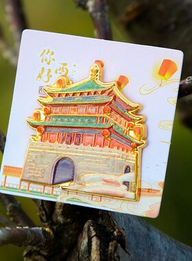 买5枚送1个展示框西安金属徽章