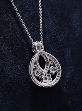 「Snowflake」雪花耳环戒指项链925小众婚礼晚宴华丽圆形奢华高珠