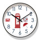 Yipula 6218 British wall clock living room fashion home