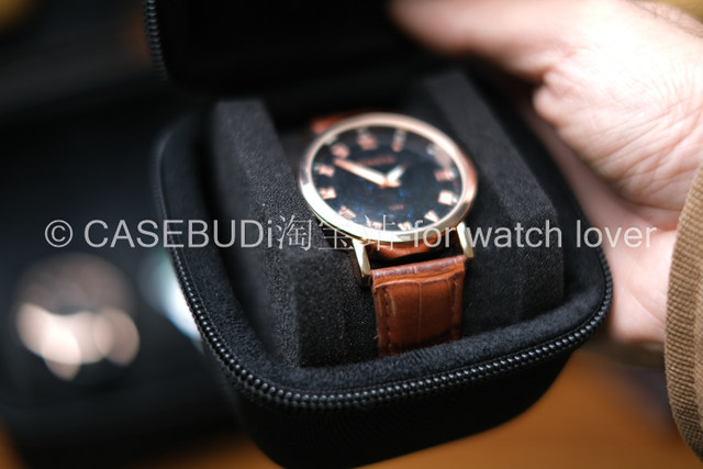 Single smart travel hard shell anti-fall watch bag storage box