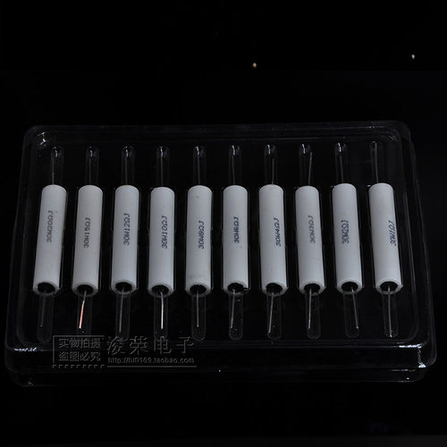 无感水泥电阻30W 发烧HIFI电阻器 音箱分频器高频陶瓷铜脚电阻件 - 图2