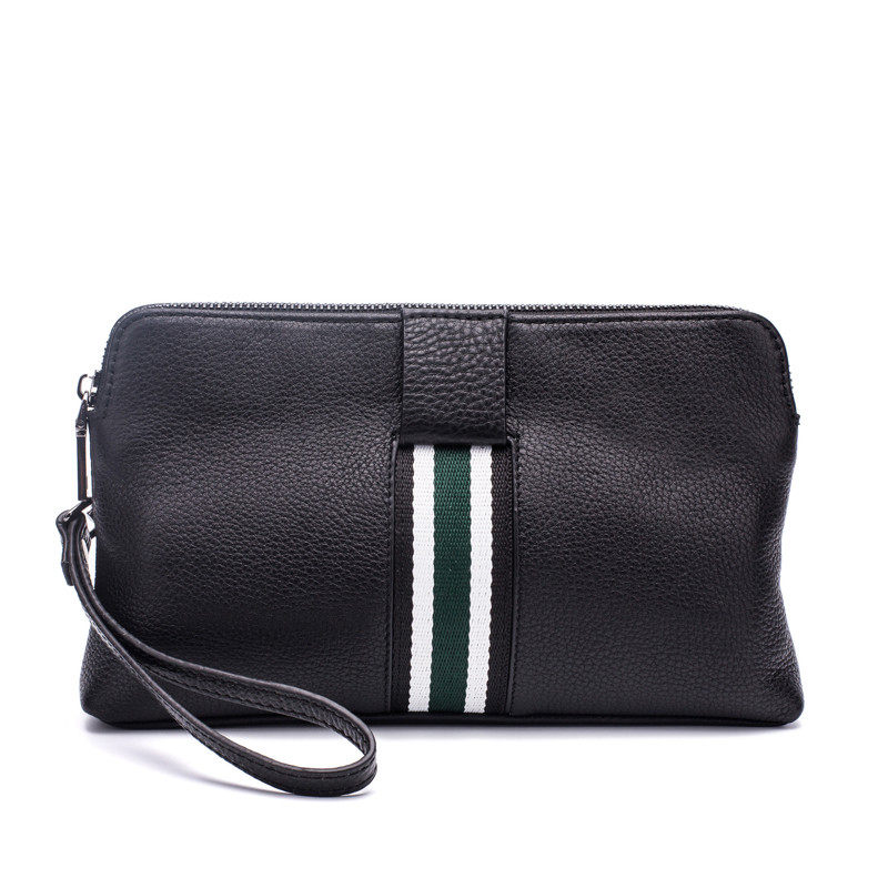 真皮潮牌男式长款手机包一体卡包 金理素服饰男士包袋