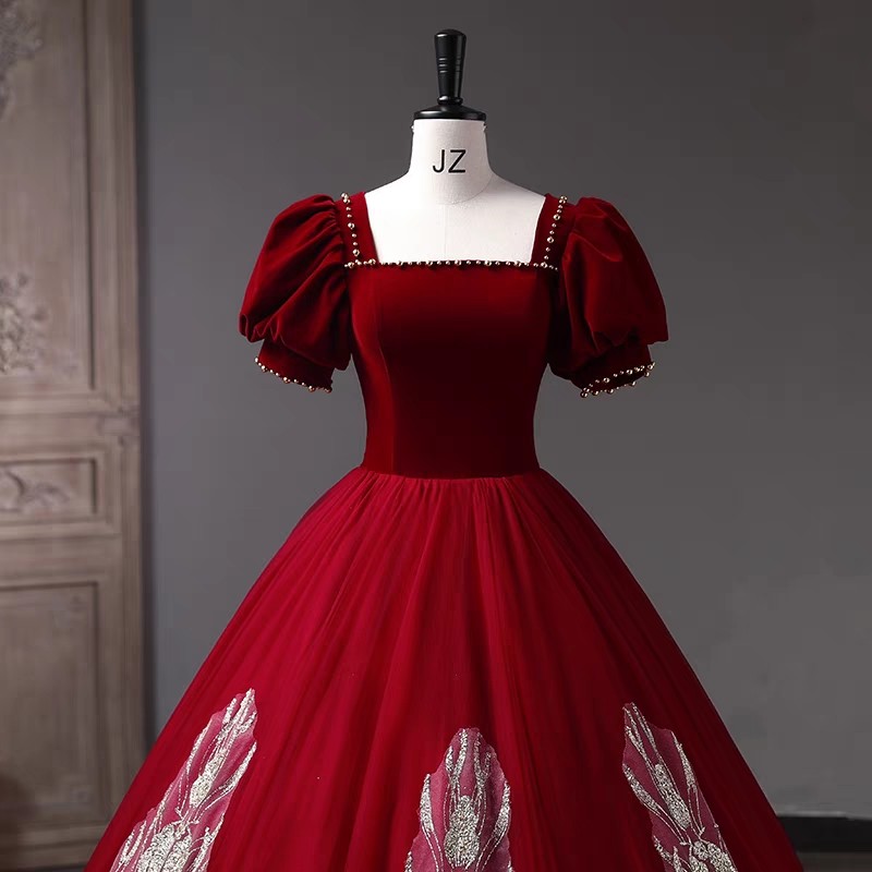 气质演出服学生声乐艺考晚礼服高端美声独唱蓬蓬裙宴会年会主持人