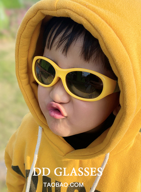 偏光眼镜椭圆形时尚男女宝宝