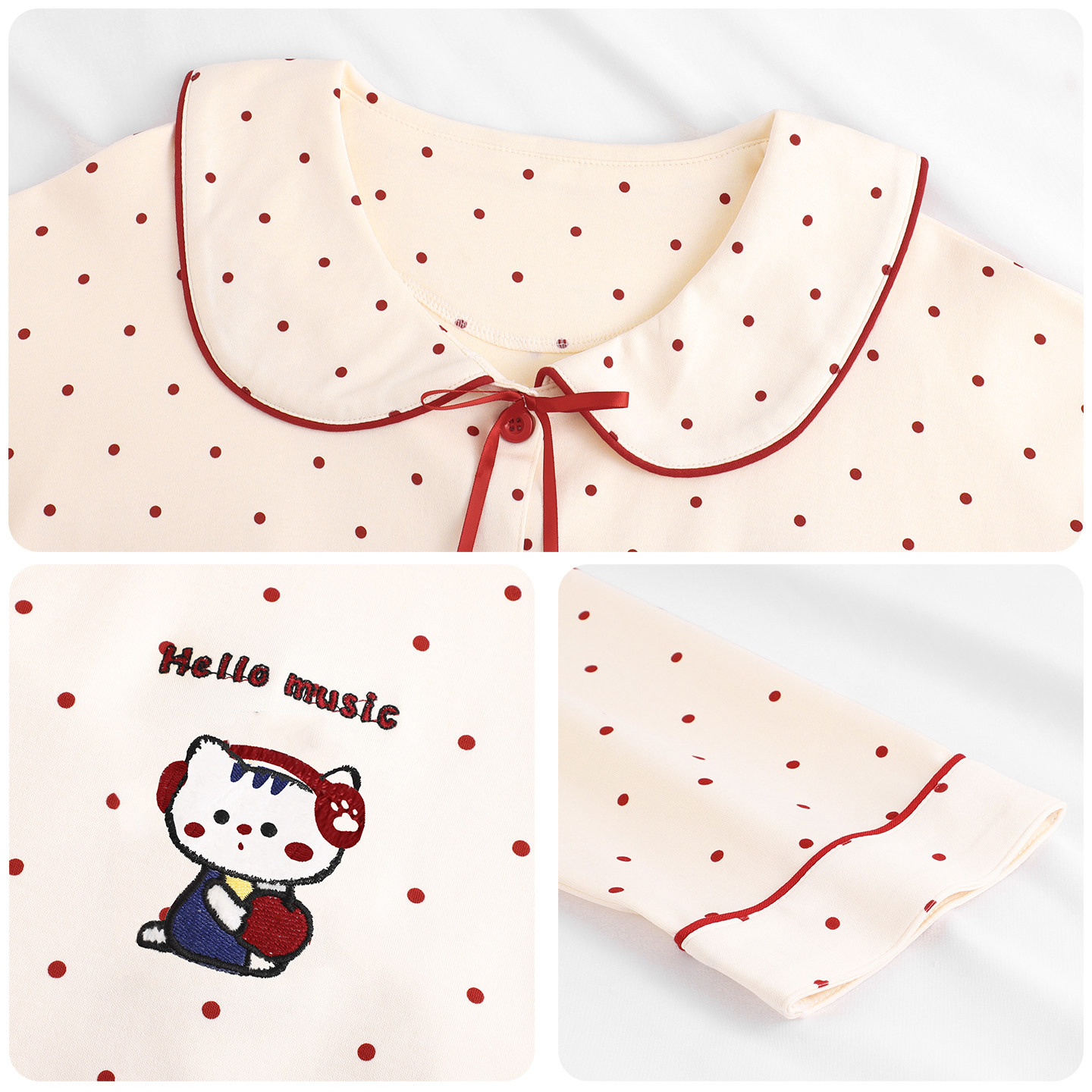 可爱卡通纯棉睡衣女春秋款2025新款长袖可外穿甜美家居服套装冬,淘宝优惠券,粉丝福利购,淘宝优惠卷