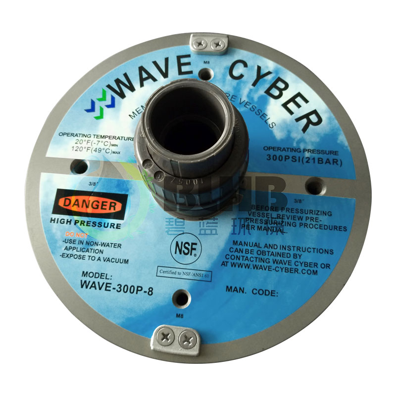 Wave300p8英国唯赛勃WaveCyber工业水处理8寸膜壳端盖堵头配件-图1