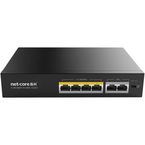 Leico NS106P 100M Переключатель POE 6 Порт -дивизировочный концентратор Мониторинг камеры Сепаратор сетевого сетевого сетевого переключателя молниеносный