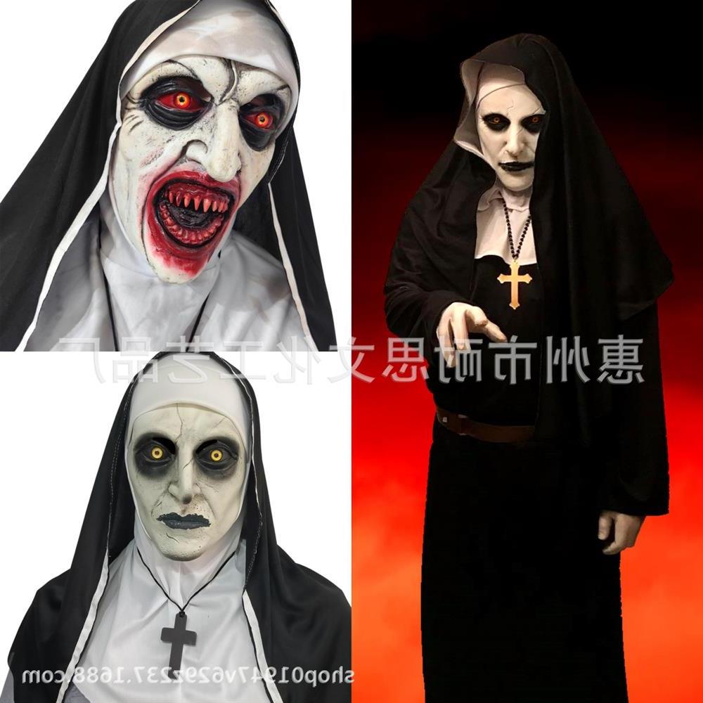 电影招魂23年新款修女面具COS修女面具惊悚道具恐怖万圣节面具 - 图2