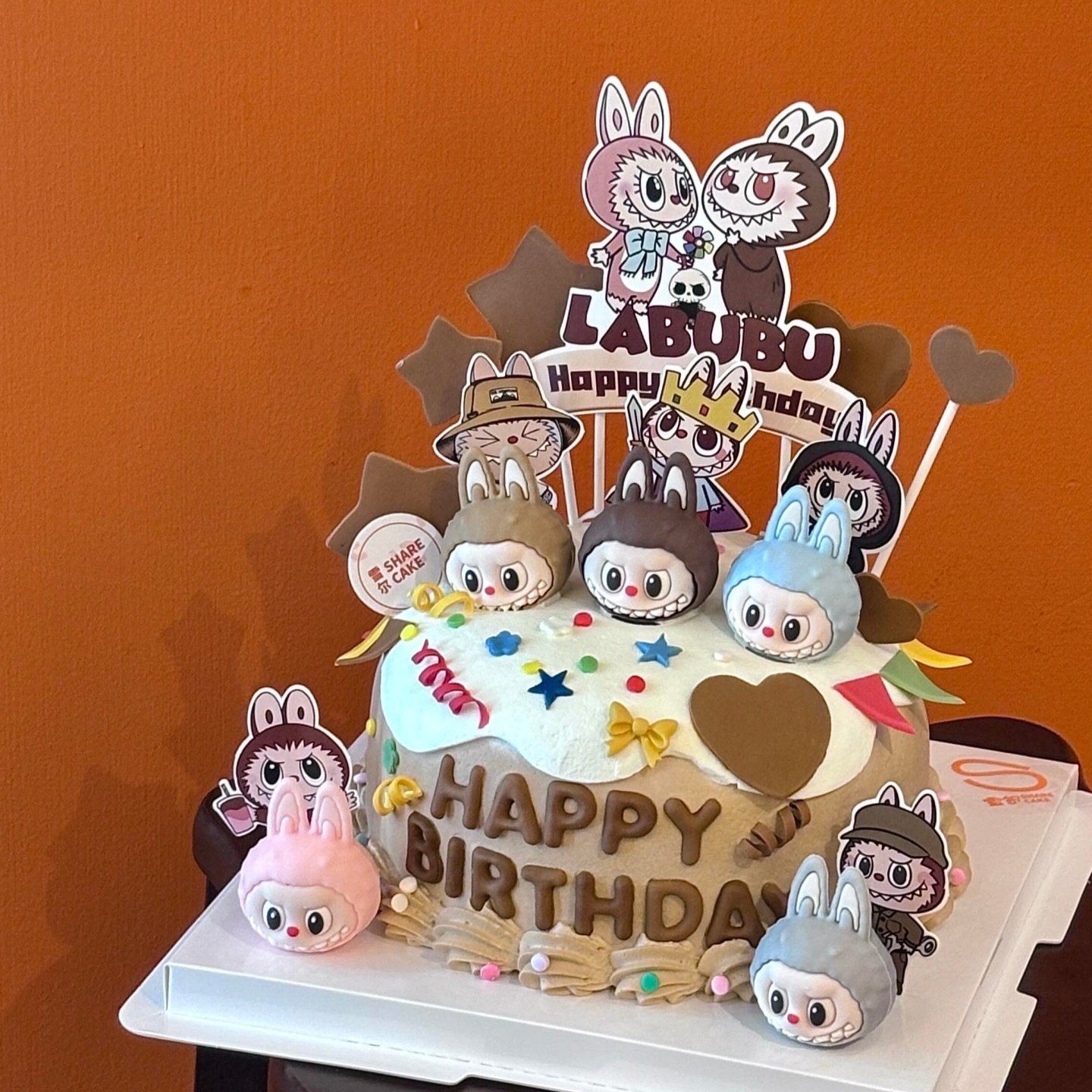 网红卡通拉布布蛋糕装饰摆件可爱labubu男孩女孩生日派对烘焙装扮,淘宝优惠券,粉丝福利购,淘宝优惠卷