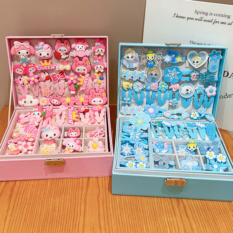 美乐蒂发夹女儿童发饰礼盒女孩卡通刘海夹bb夹套装女童六一节礼物