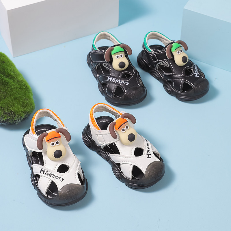 宝宝凉鞋软底可爱 夏季婴儿学步鞋包头防踢防滑 儿童沙滩鞋卡通新,淘宝优惠券,粉丝福利购,淘宝优惠卷