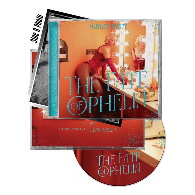 正版 霉霉新专辑Taylor Swift The Fate of Ophelia 奥运单曲CD - 图1