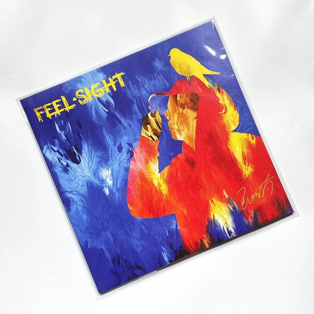 官方正版王以太专辑《Feel& Sight》黑胶唱片lp透明黄彩胶-图0