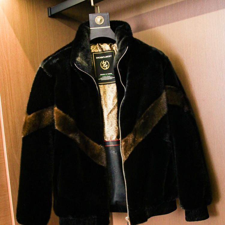 性价比高！黑金石墨烯内里！冬锁温保暖仿貂绒大衣男皮草外套H937,淘宝优惠券,粉丝福利购,淘宝优惠卷